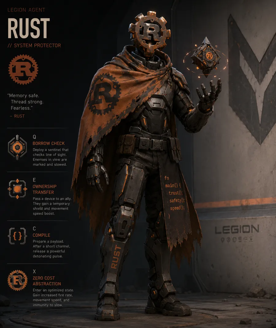 Legion Runner, the Rust system-protector agent